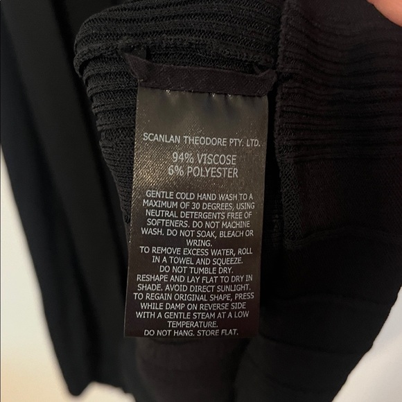 Scanlan Theodore PLEATED RIB PLACKET DRESS Size M - Picture 10 of 11